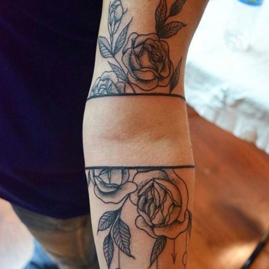 UNIQUE ROSE ARM TATTOO FOR ALL Tattoo Design