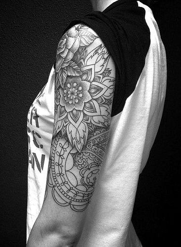 UNIQUE UPPER ARM TATTO DESIGN FOR CREATIVE PEOPLE Tattoo Design
