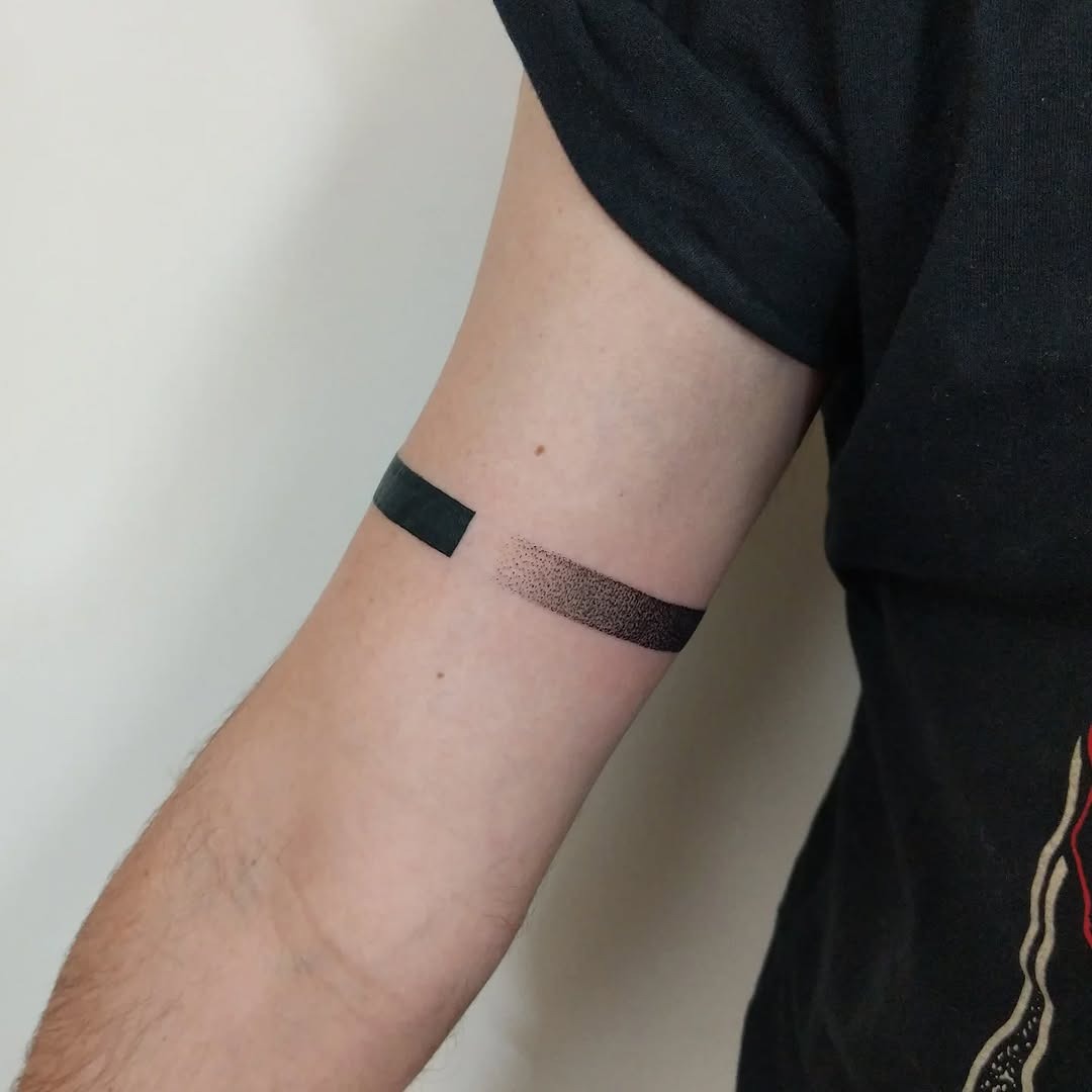 Sleek and Modern Armband Tattoo Design Tattoo Design