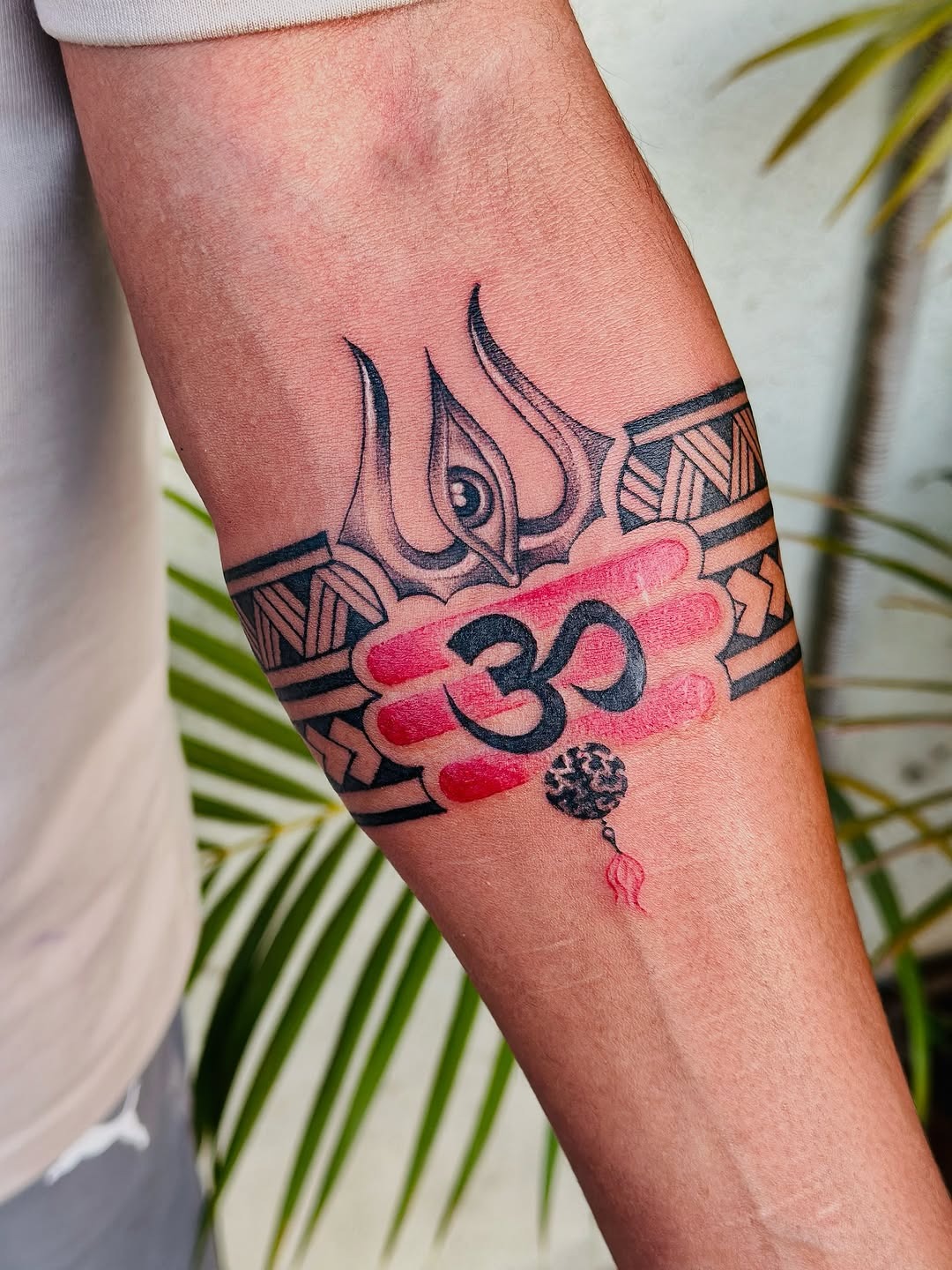 Vibrant spiritual armband tattoo design inspiration Tattoo Design