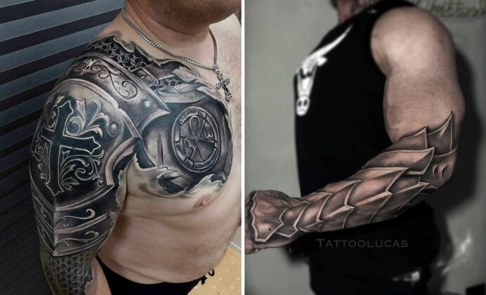 31+ Armor Tattoo Ideas & Inspiration