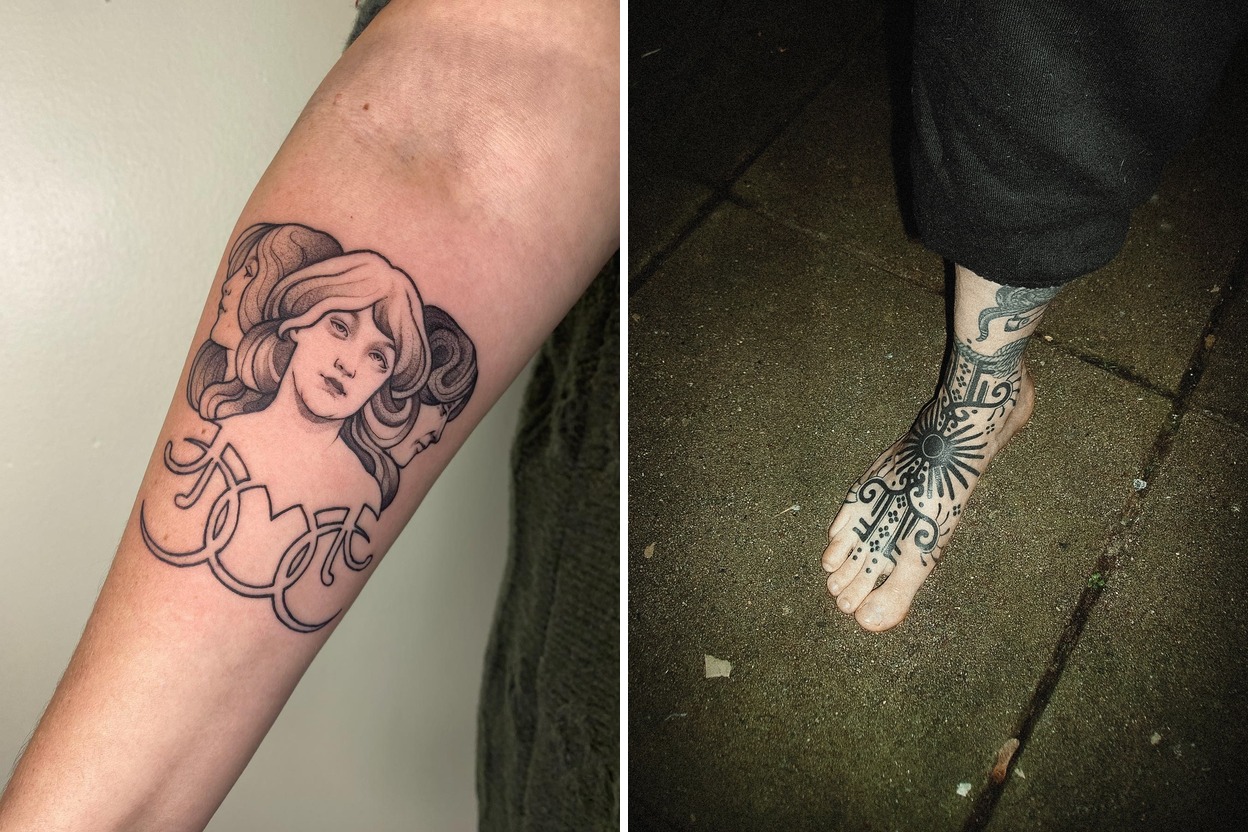 33 Inspiring Art Nouveau Tattoo Ideas For Your Next Ink Featured Lookbook Collage