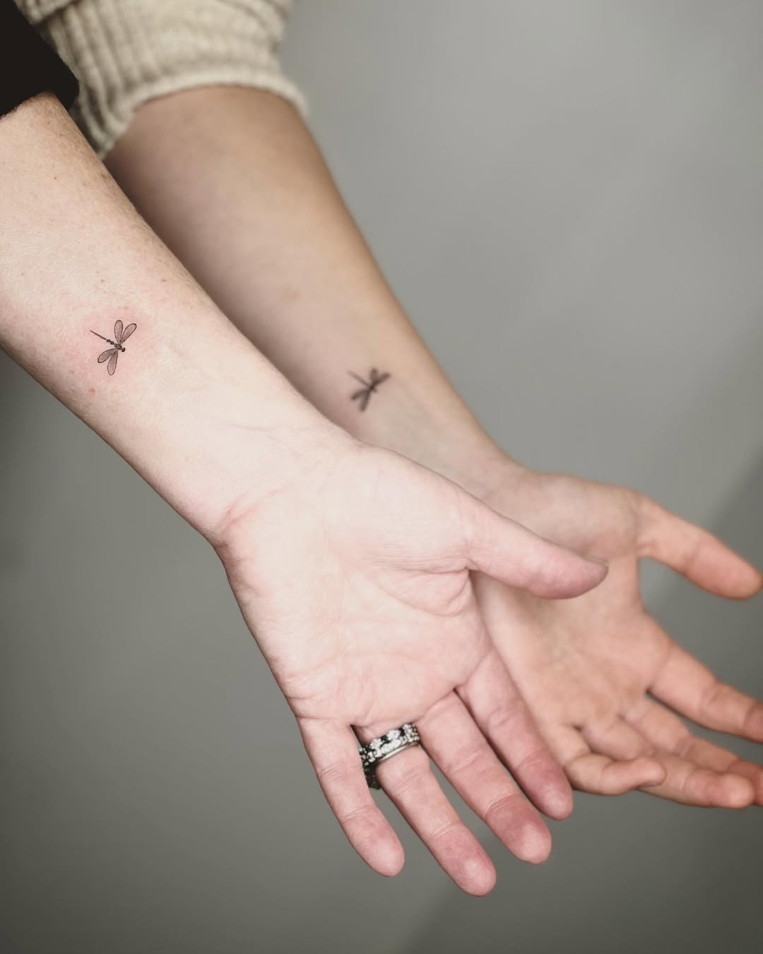 Charming minimalist dragonfly tattoo designs Tattoo Design