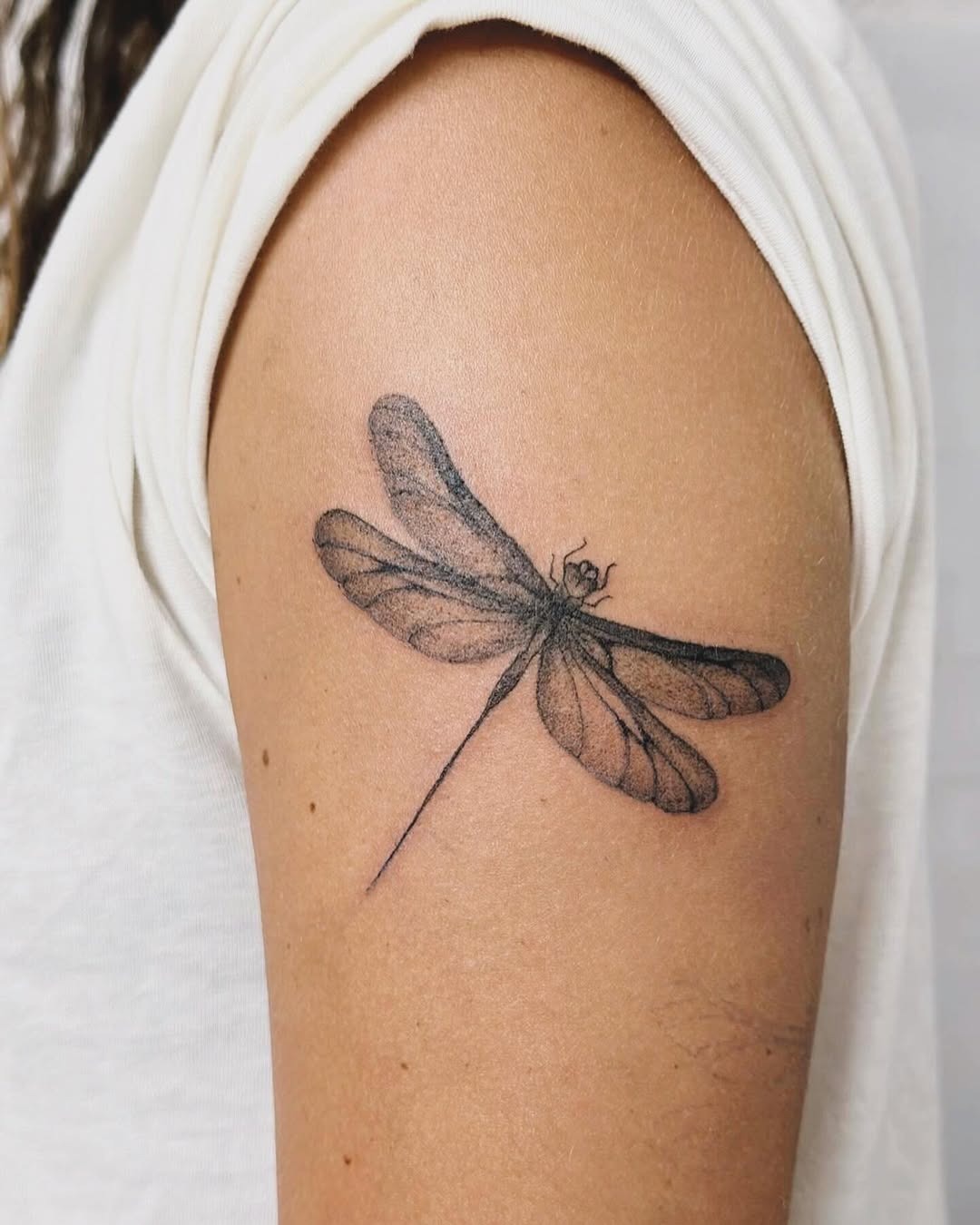 Elegant dragonfly tattoo Tattoo Design