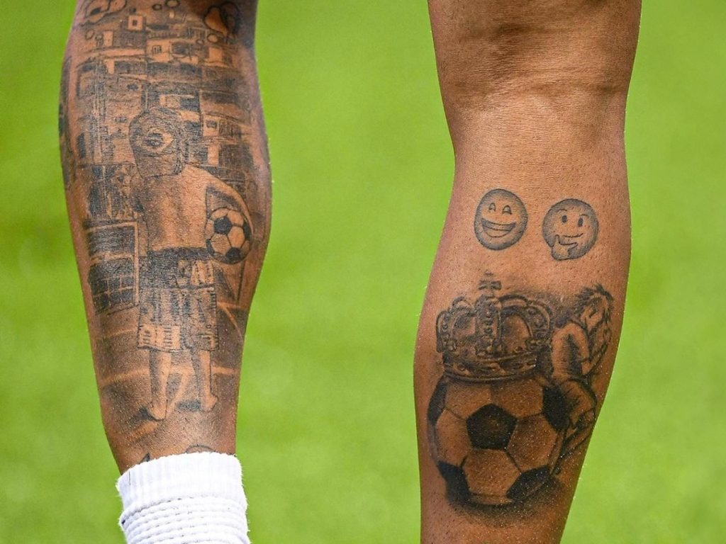 For the sports enthusiast, this soccer-themed tattoo captures the passion and dedication to the game.