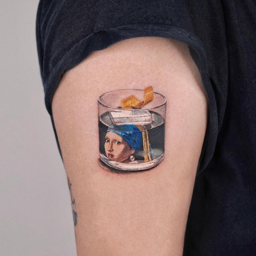 Unique tattoo blending art with modern expression Tattoo Design