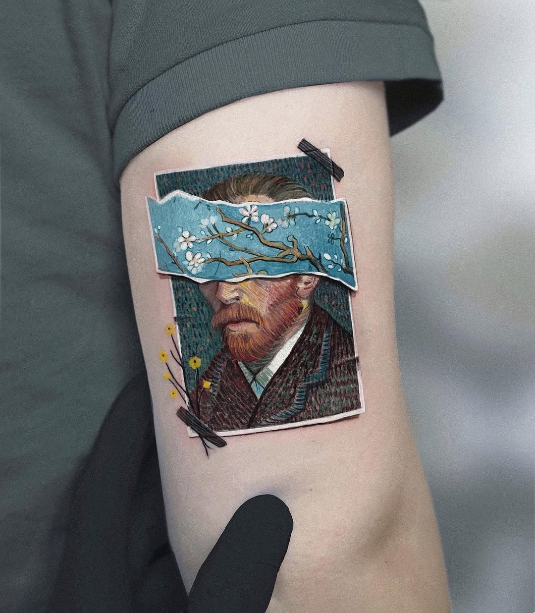 Unique Van Gogh-Inspired Tattoo Design Tattoo Design