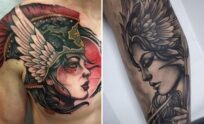30+ Athena Tattoo Ideas & Inspiration