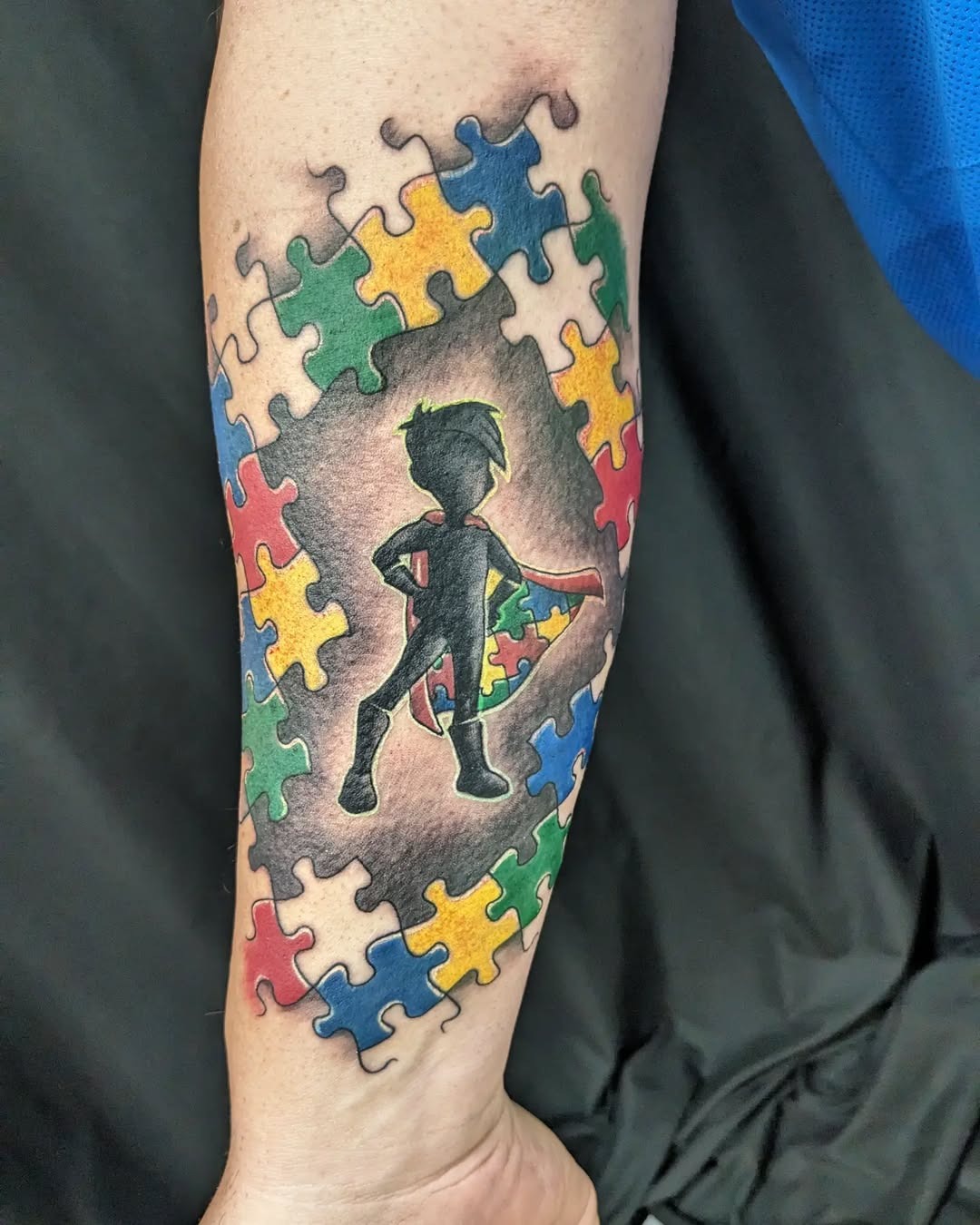 Powerful autism representation through tattoo art Tattoo Design