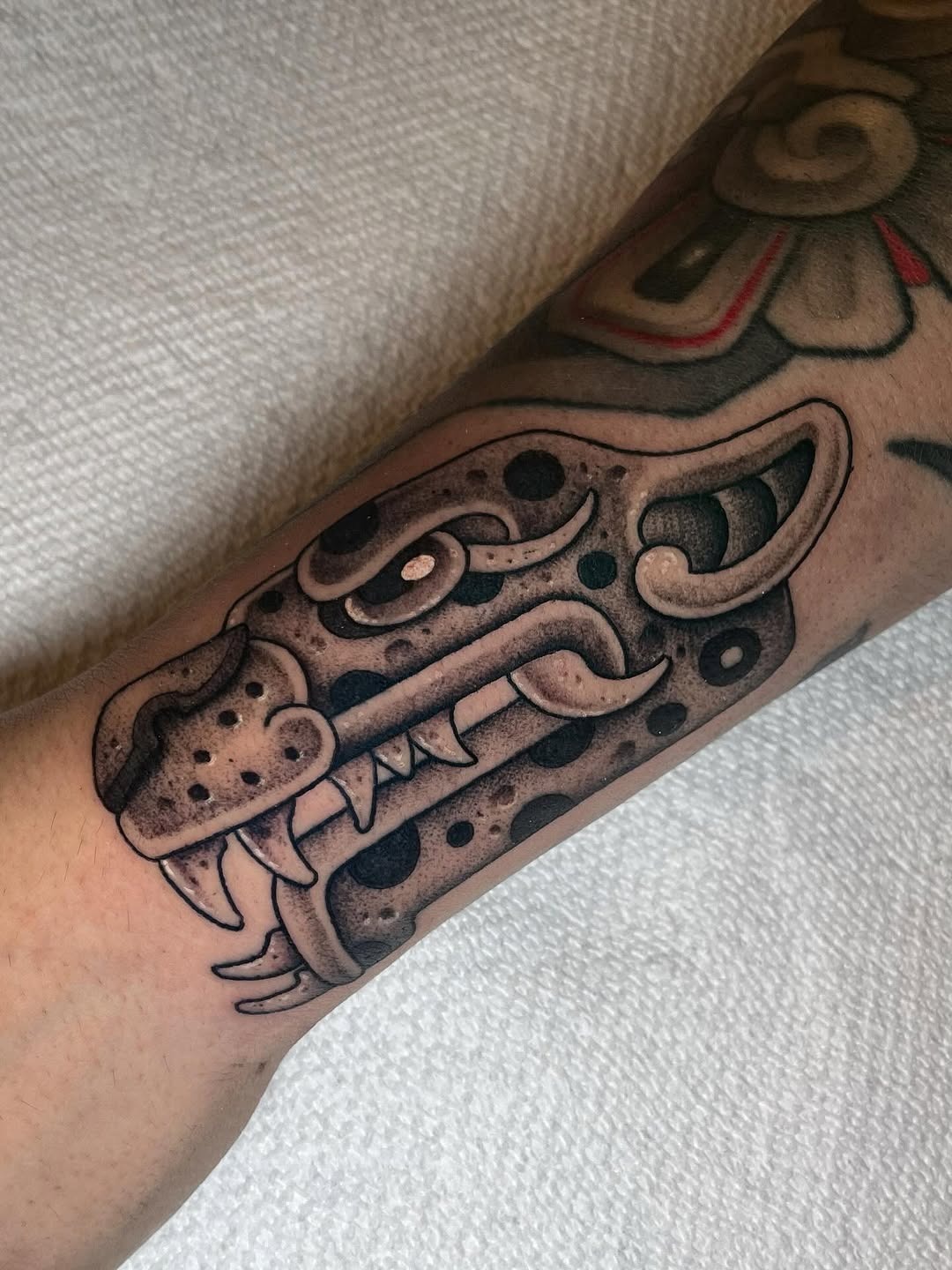 Intricate Aztec Crocodile Tattoo Design Tattoo Design