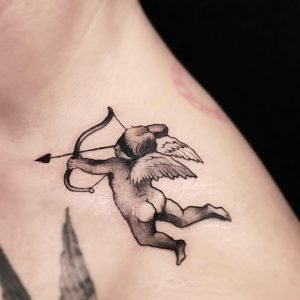 Angel and Motherly Love Tattoo Design