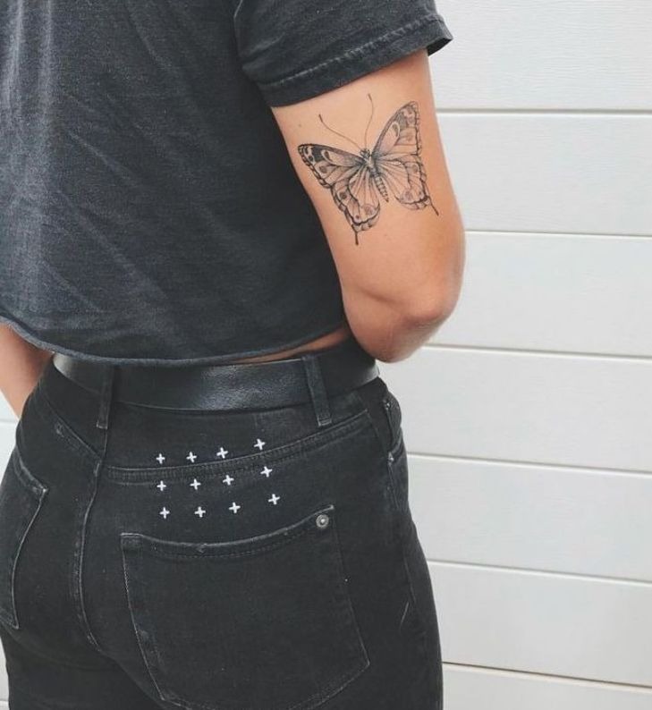 Seashell Serenity Back of Arm Tattoo Tattoo Design