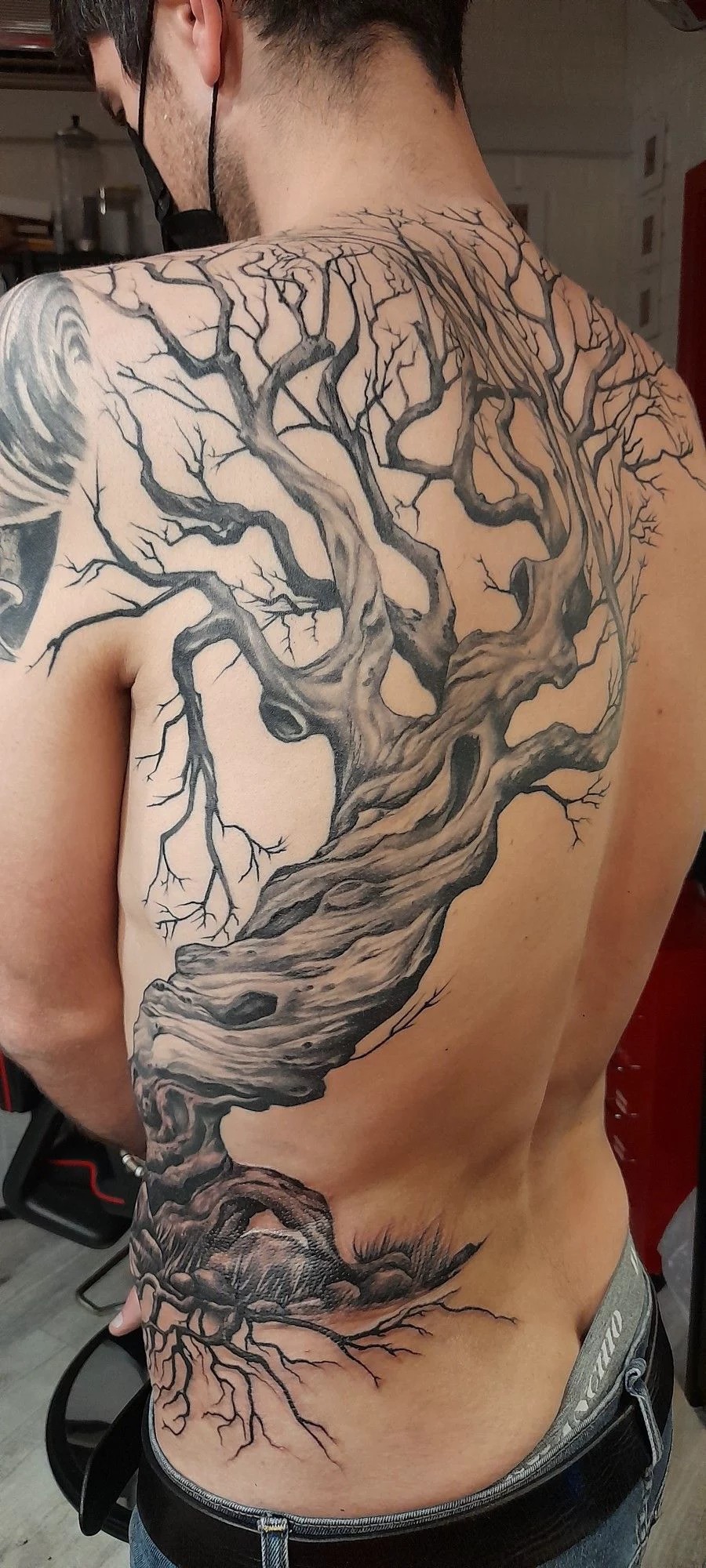 Large Tree Back Tattoo For Men Tattoo Design