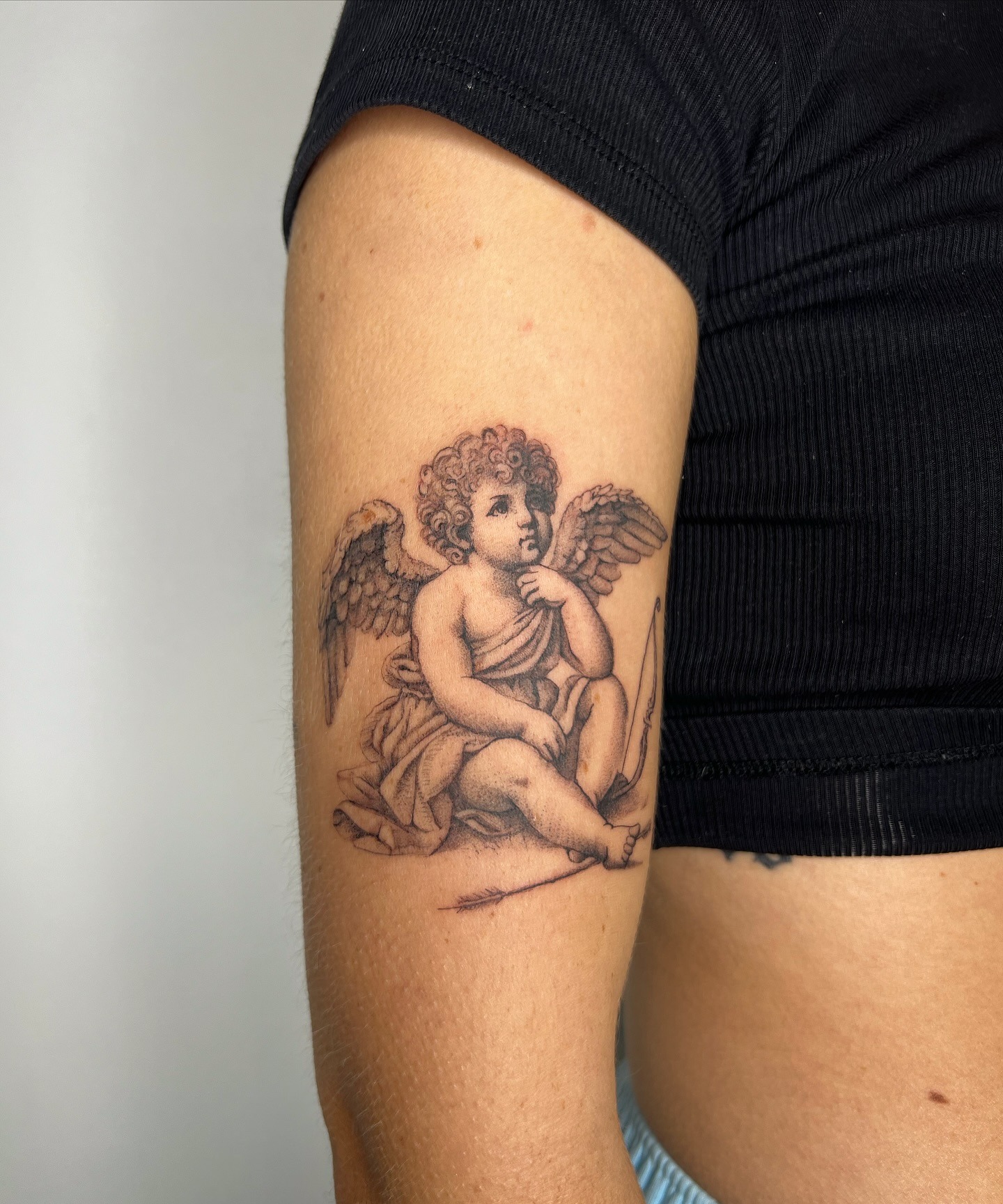 Cherub Angel Arm Tattoo Tattoo Design