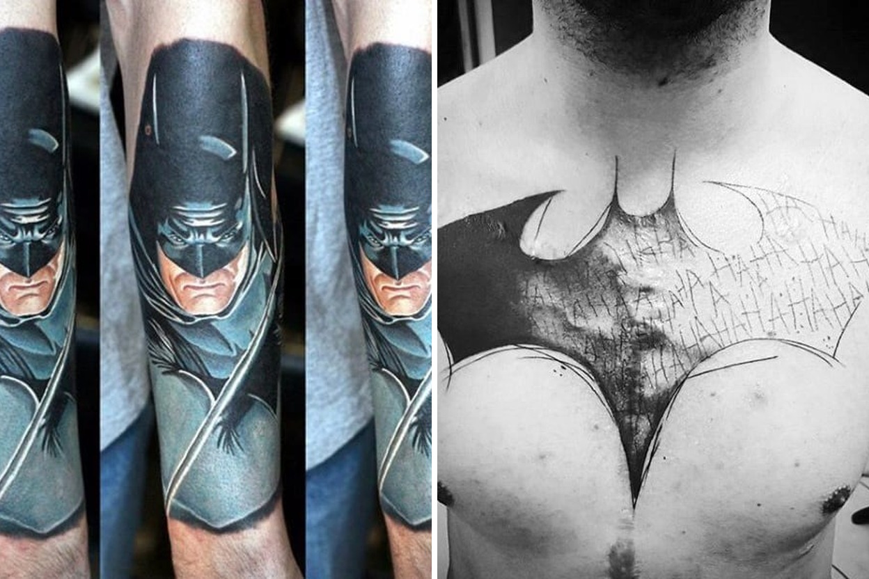 58+ Batman Tattoo Ideas Worth Saving for Your Next Appointment Featured Lookbook Collage