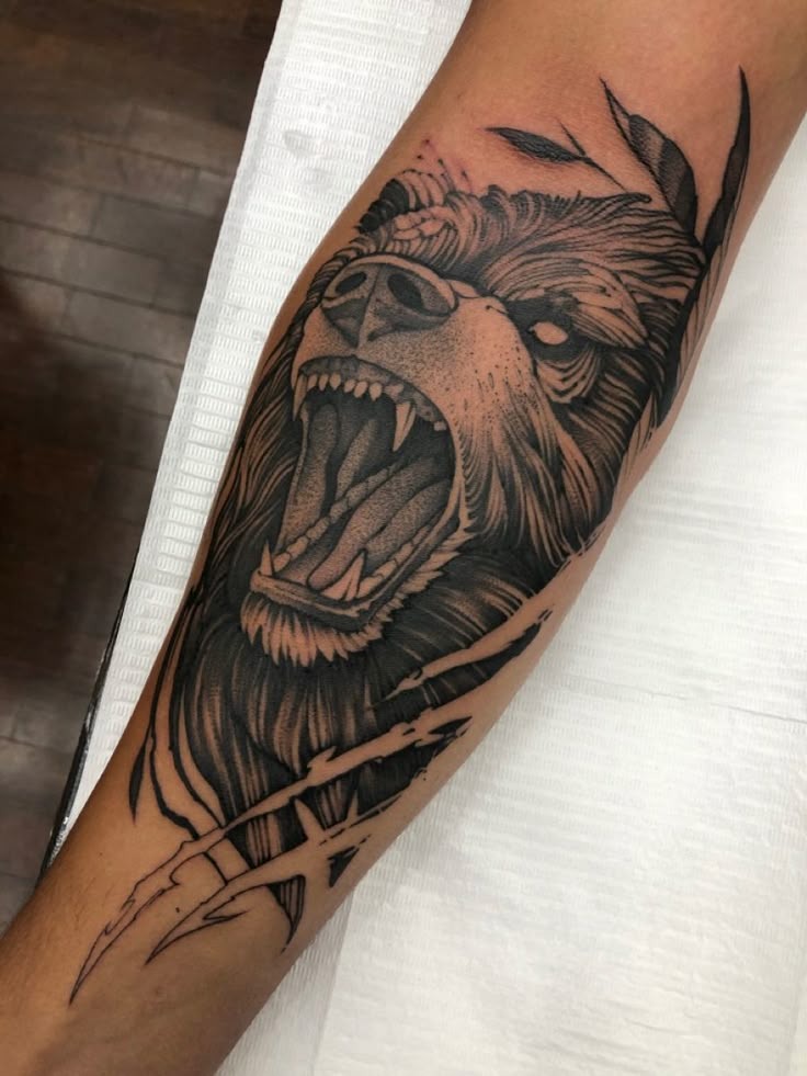Shattered Claw Realism Tattoo Design