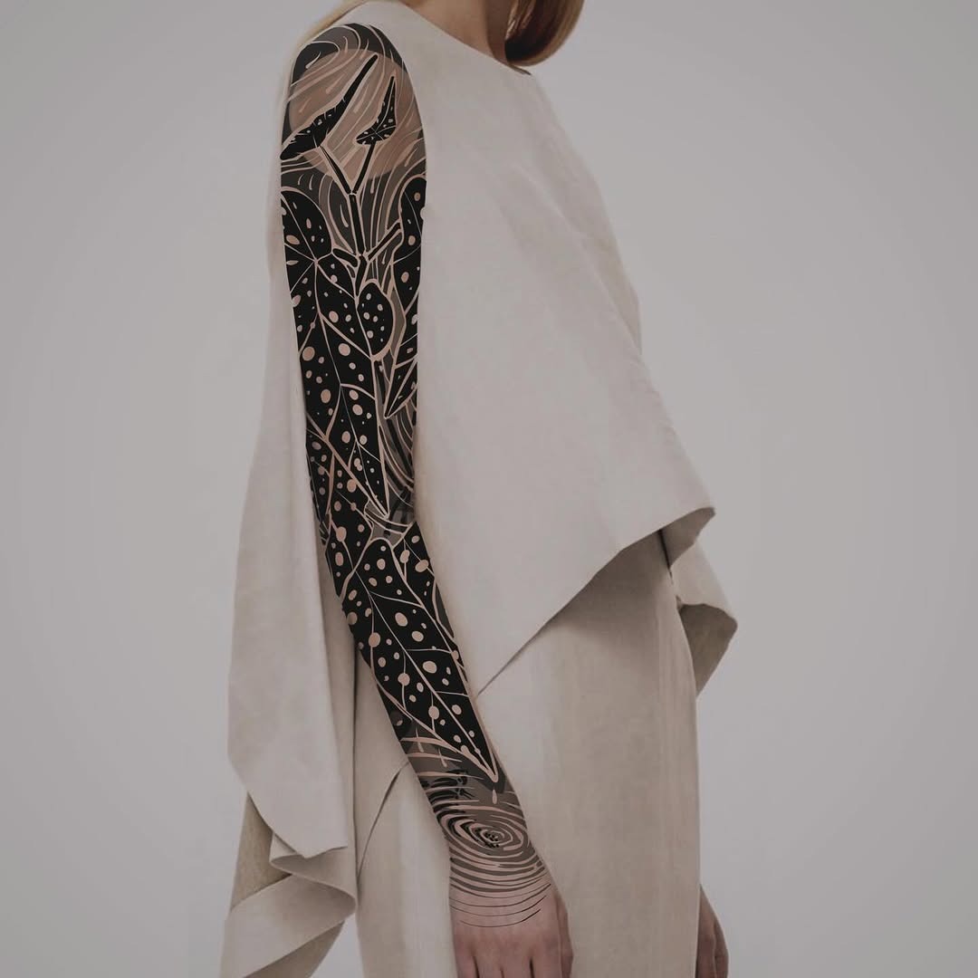 Elegant begonia tattoo with modern flair Tattoo Design