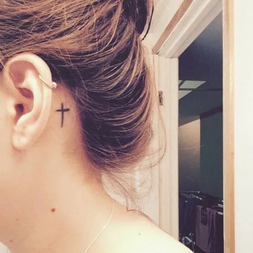Classic Cross Symbol Tattoo Design