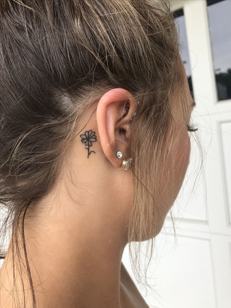 Simple Daisy Tattoo Tattoo Design