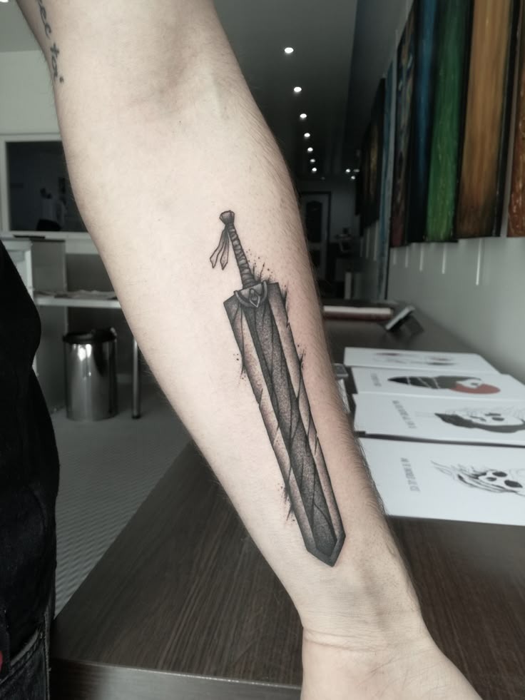 Classic Manga Panel Guts Tattoo Tattoo Design