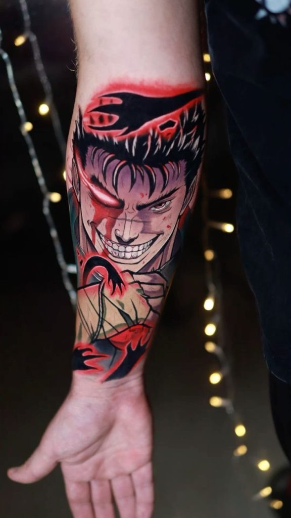 Demon Transformation Forearm Tattoo Tattoo Design