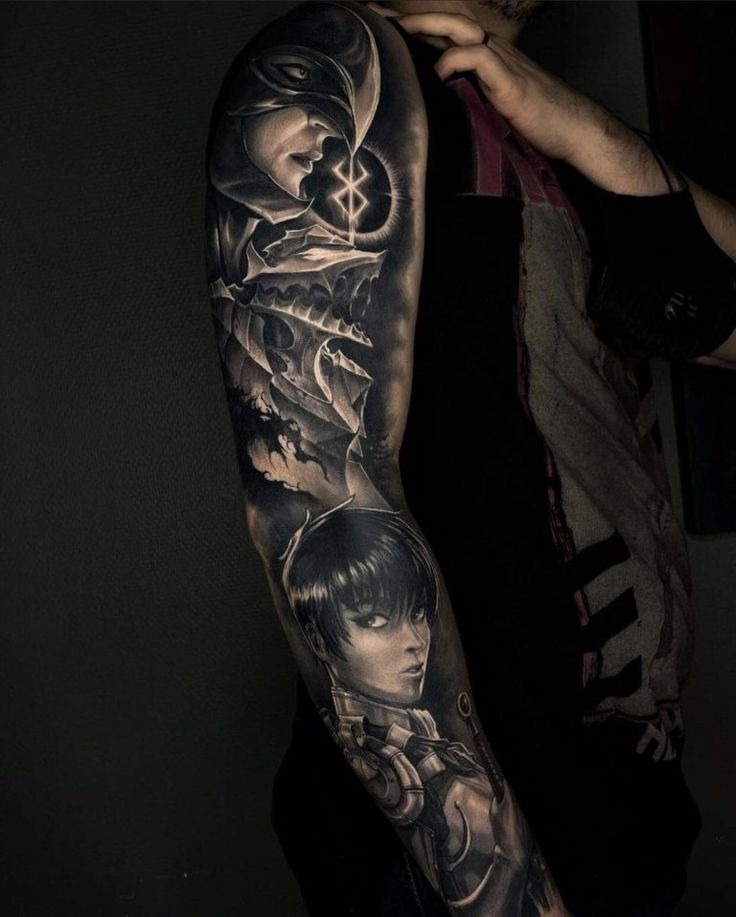 Griffith Eclipse Sleeve Tattoo Tattoo Design