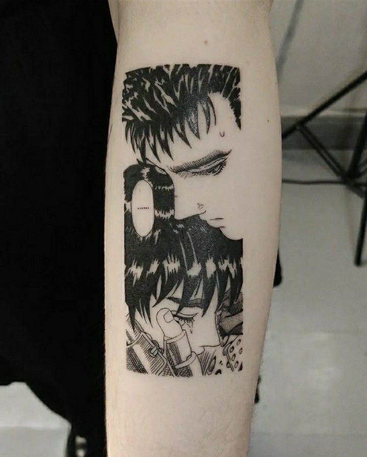 Wrist-Wrapped Skull Knight & Dragon Slayer Tattoo Tattoo Design
