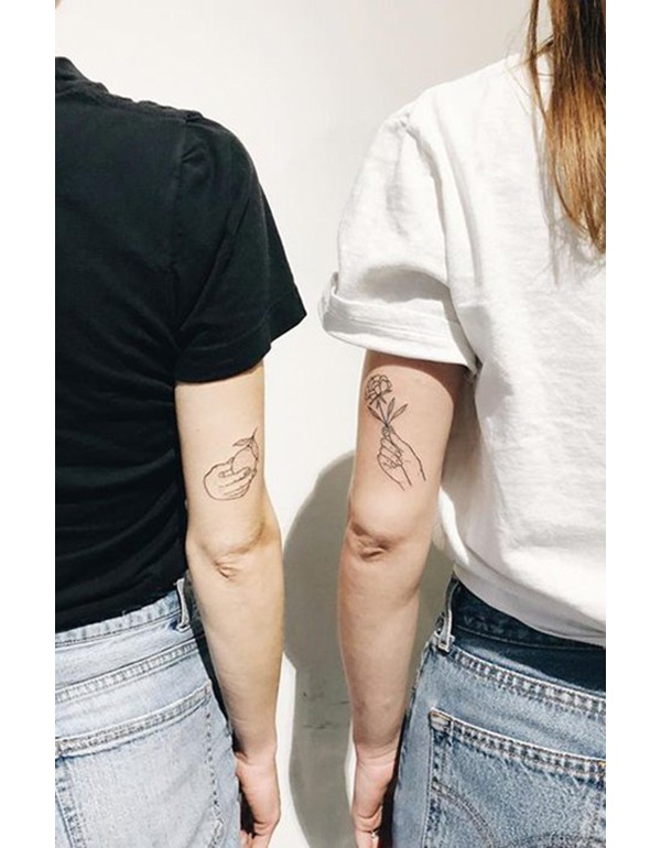 A Flower and a Fruit Friendship Tattoos Tattoo Design