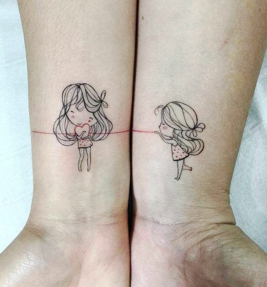 My Heart on a String Friendship Tattoos Tattoo Design