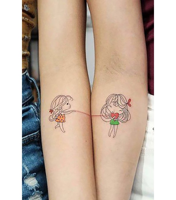 Tied Together Forever Friendship Tattoo Tattoo Design