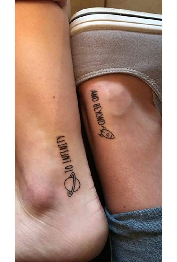 To Infinity and Beyond Ink Friendship Tattoos Tattoo Design