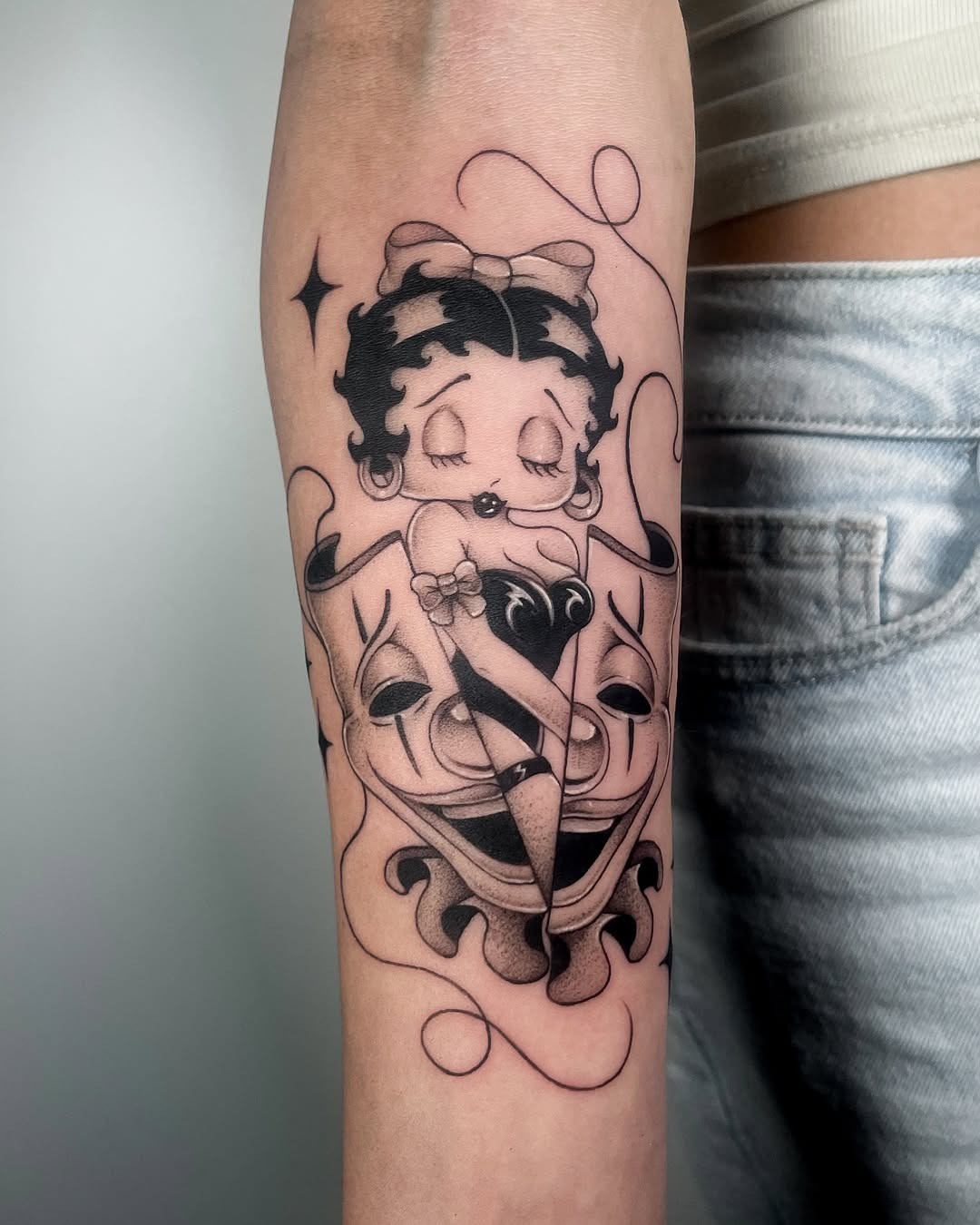 Charming Betty Boop Sailor Tattoo Design Tattoo Design