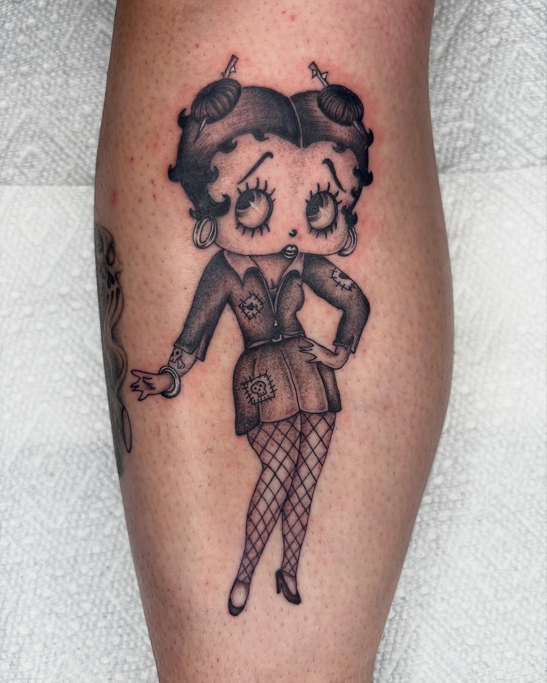 Charming Betty Boop Tattoo Exuding Vintage Vibes Tattoo Design
