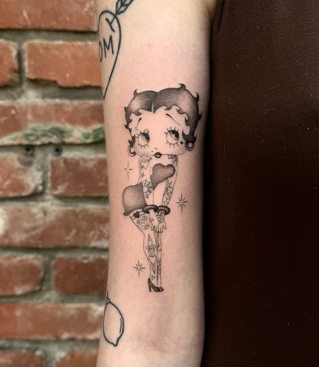 Classic Betty Boop Tattoo Design for Nostalgic Vibes Tattoo Design