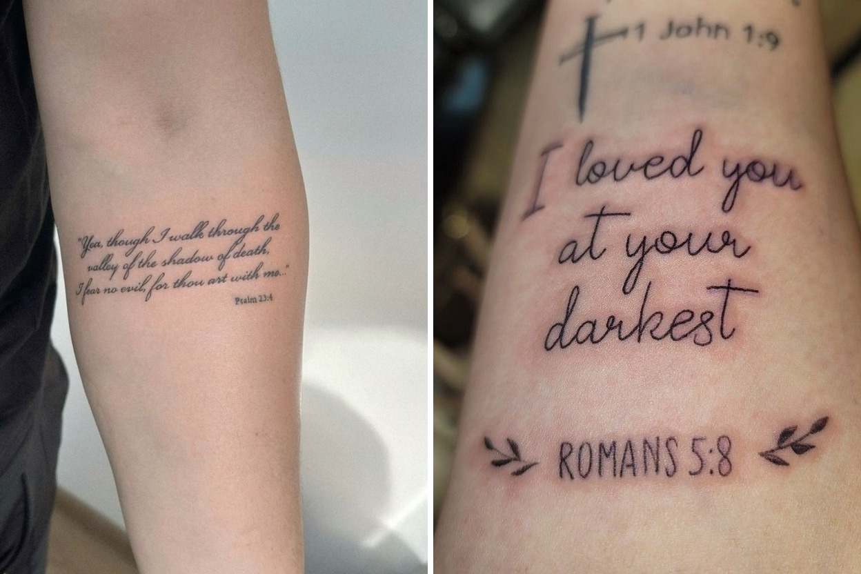 21+ Bible Verse Tattoo Ideas That Reflect Faith and Strength Featured Lookbook Collage