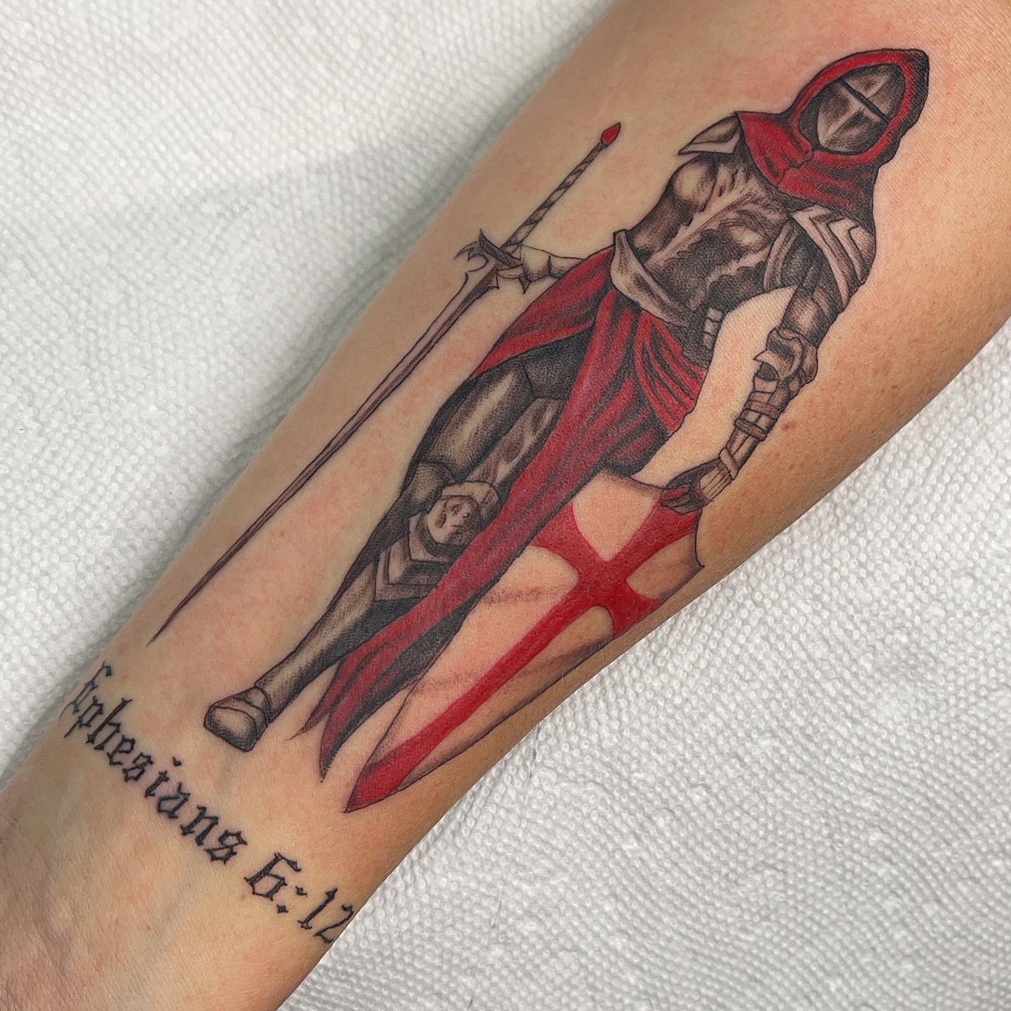 Archangel Warrior Back Biblical Tattoo Tattoo Design