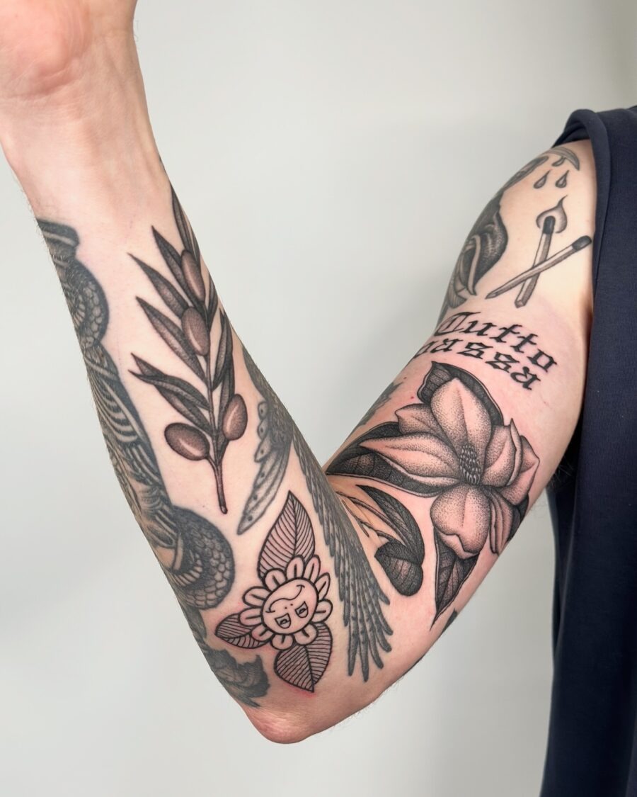 Bold dragon tattoo design on biceps Tattoo Design