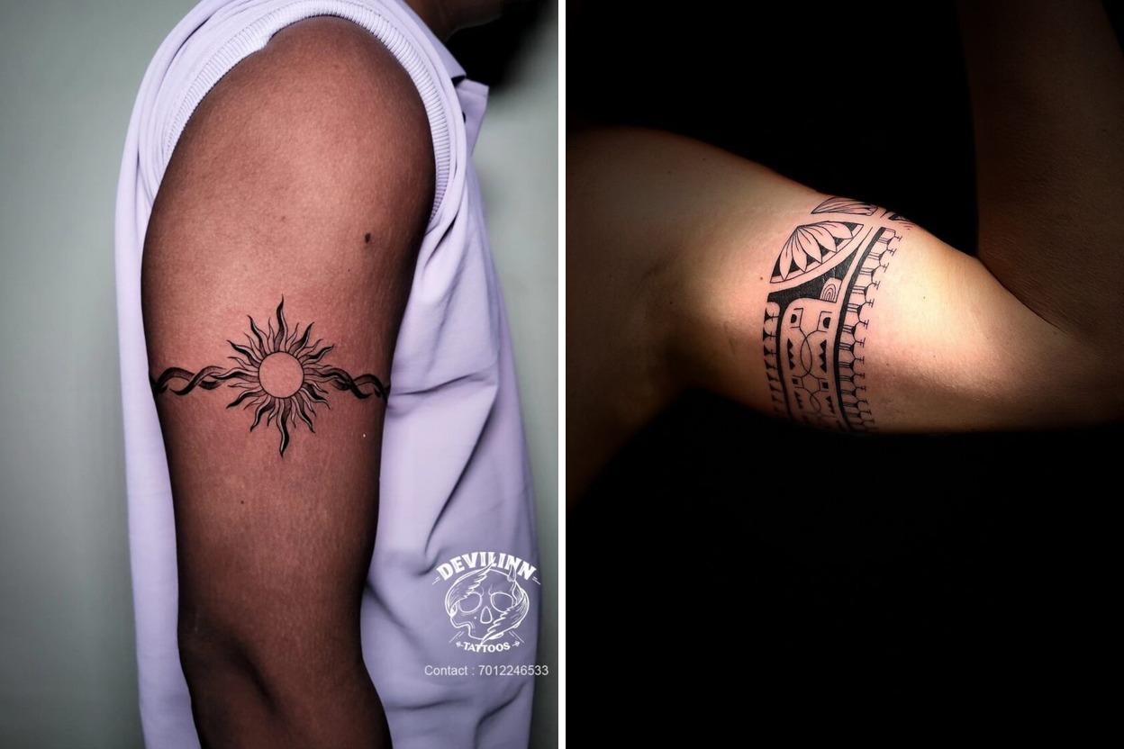 Biceps Tattoo Ideas For Subtle and Symbolic Placement Featured Lookbook Collage