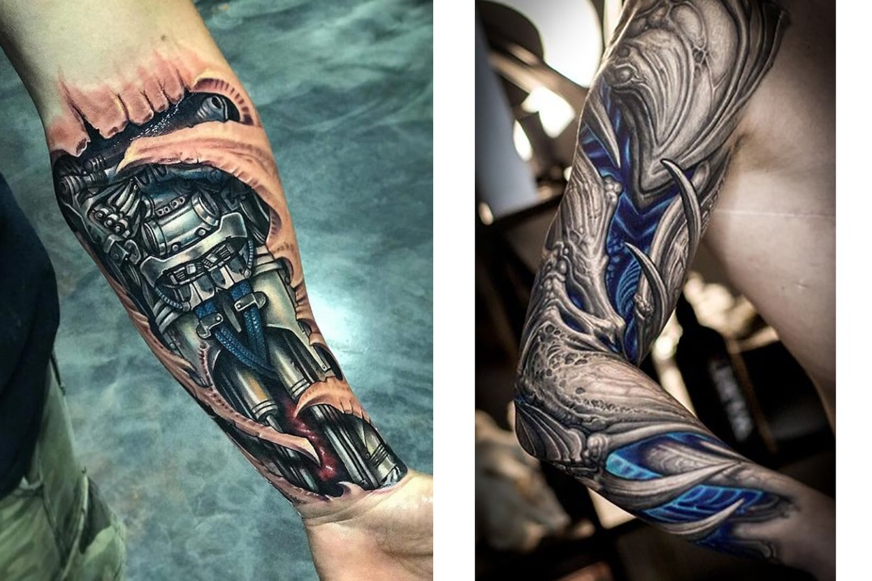 60+ Biomechanical Tattoo Ideas Curated for Your Next Session Featured Lookbook Collage