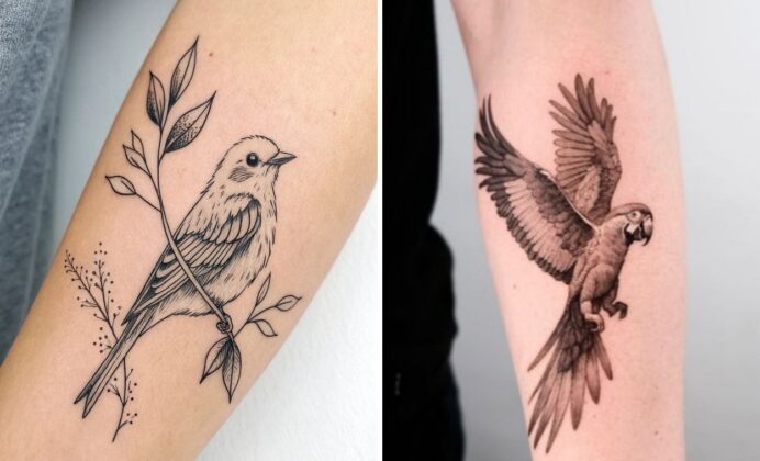 25+ Bird Tattoo Ideas That Feel Free Meaningful and Full of Style