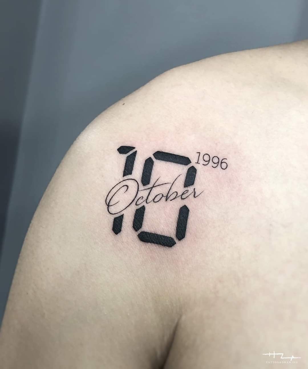 Digital-Style October 1996 Birthmark Tattoo Design