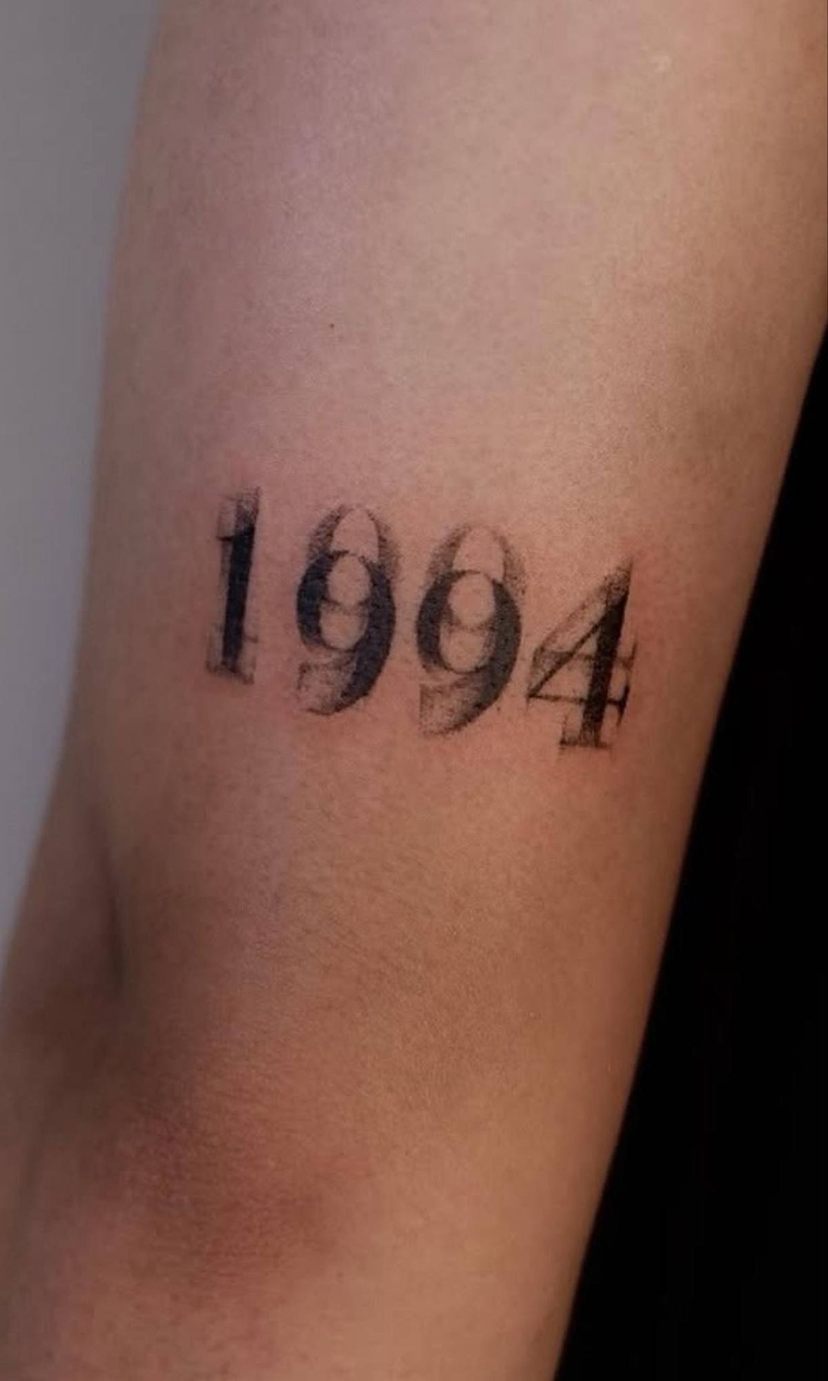 Textured 1994 Vintage Ink Effect Tattoo Design