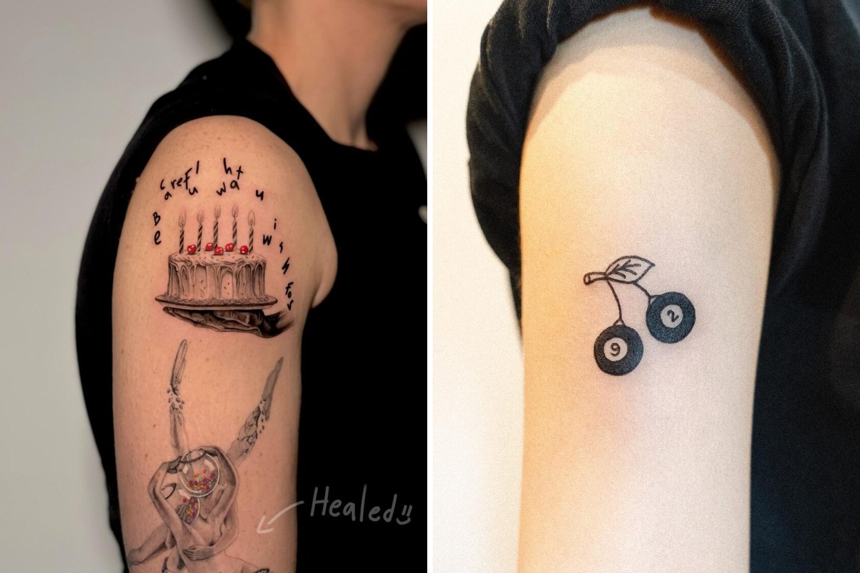 65+ Birthday Tattoo Ideas & Inspiration Featured Lookbook Collage