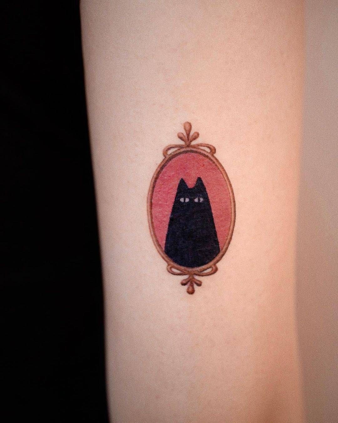 Demon Child Locket Tattoo Design