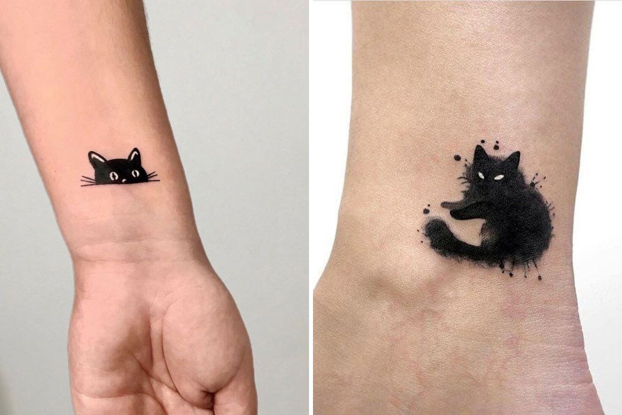41+ Black Cat Tattoo Ideas For Unique Personal Expression Featured Lookbook Collage