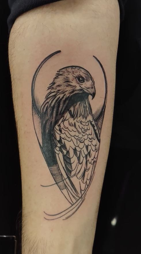 Little Wrist Peek Tattoo Design