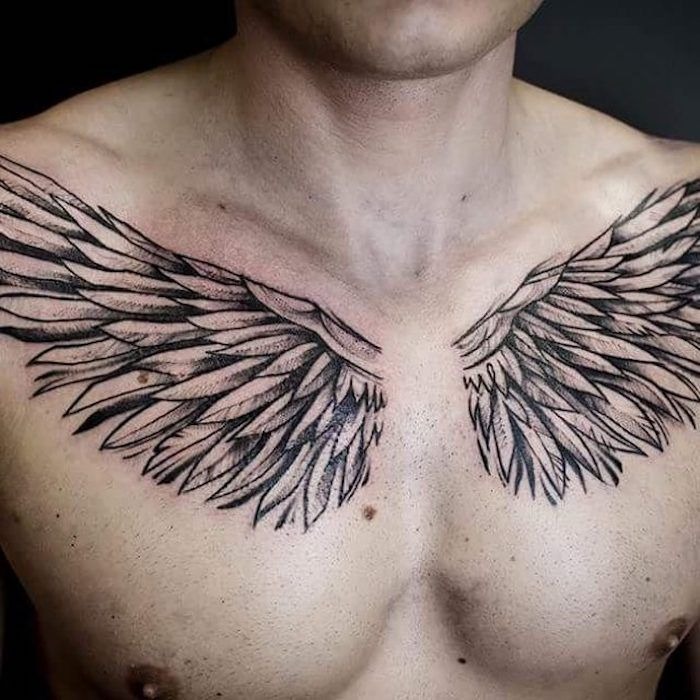 Shattered Glass Blackout Back and Arm Tattoo Tattoo Design