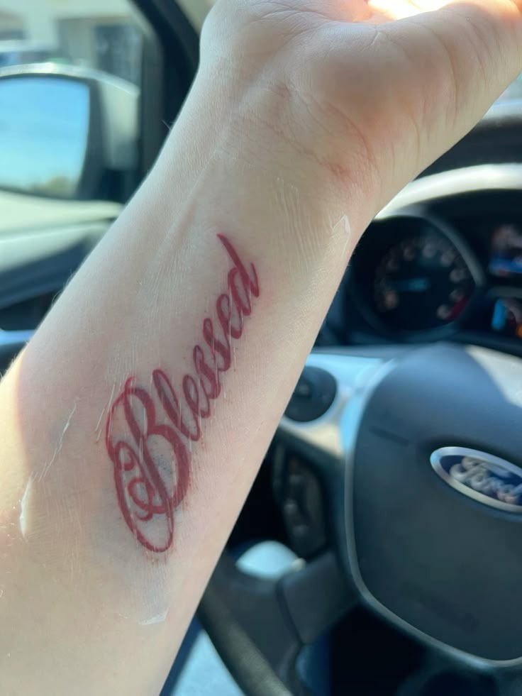 Blessed Hand Tattoo Tattoo Design