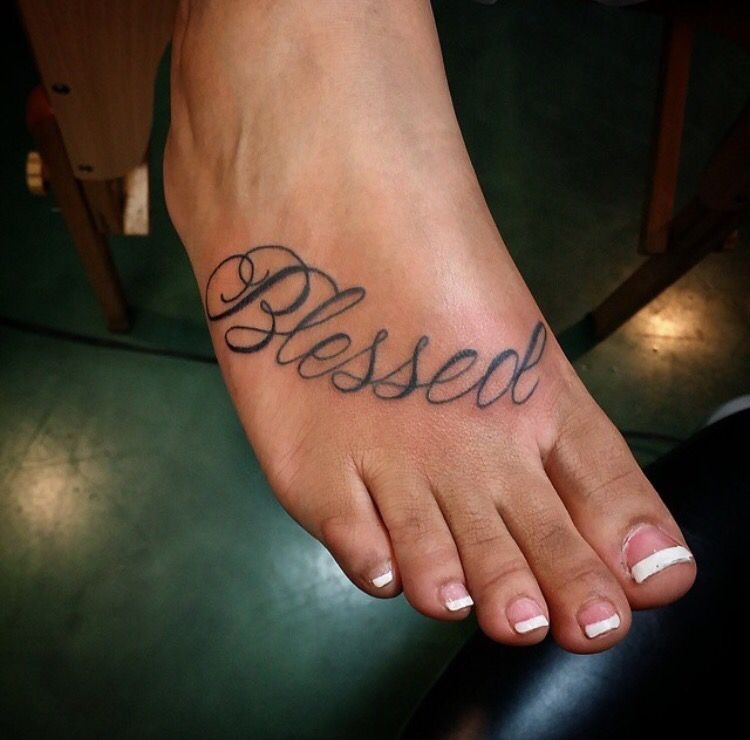 Blessed with Grand Flourishes Tattoo Design