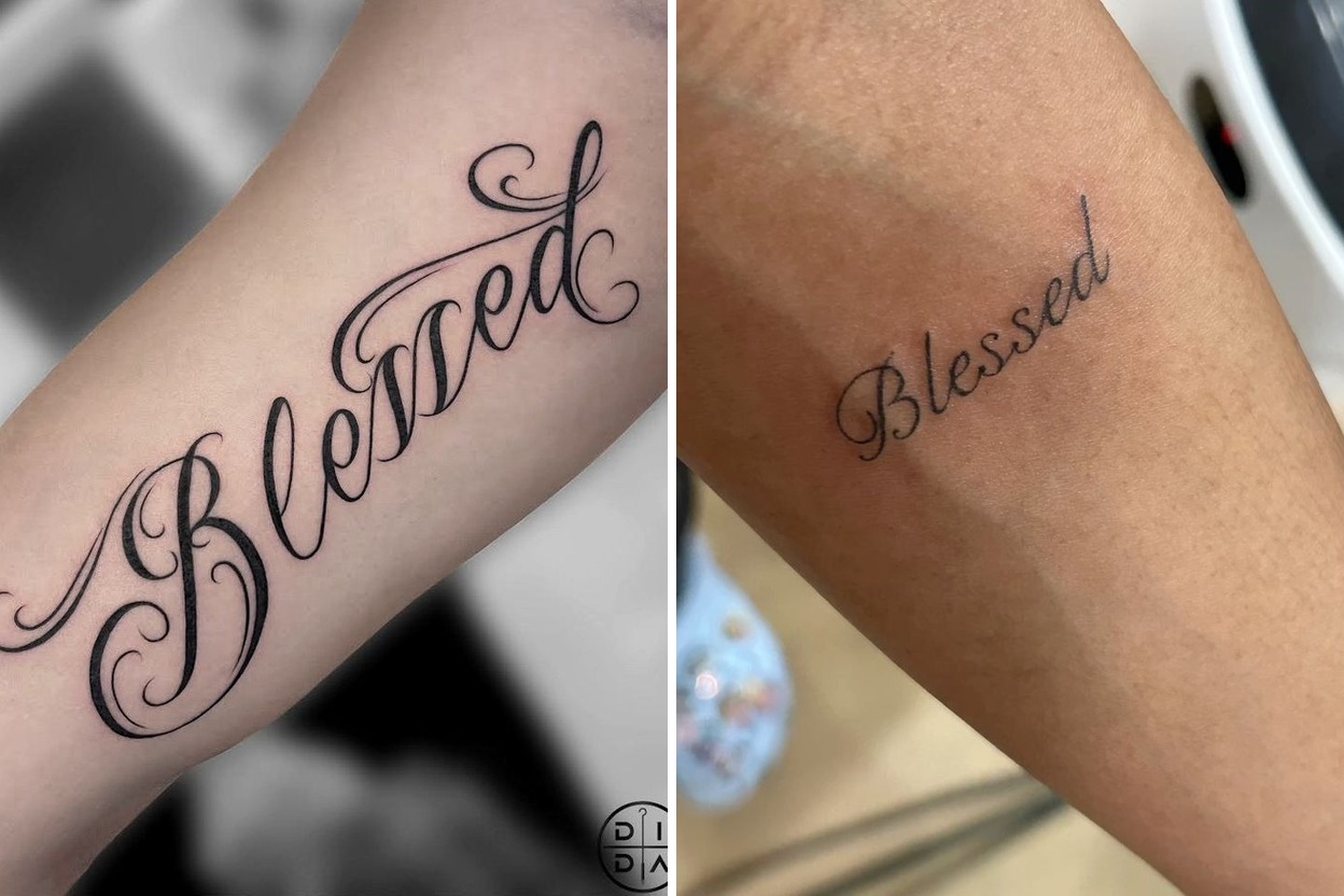 32+ Blessed Tattoo Ideas & Inspiration Featured Lookbook Collage